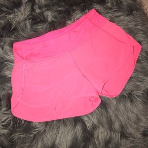 Lululemon Hot Pink Speed Short 2.5